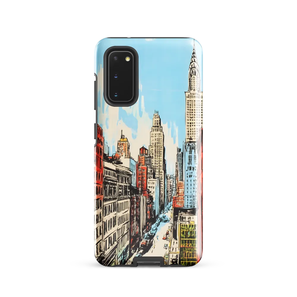 Urban Symphony: A City in Color | Phone Case |  S20 | Tough Case | Glossy
