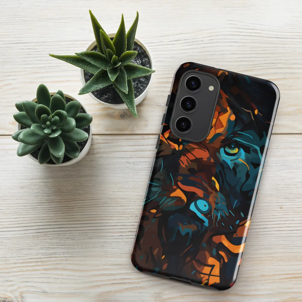 Tropical Enigma: A Wildlife Quartet | Phone Case |  S23 Plus | Tough Case | Glossy