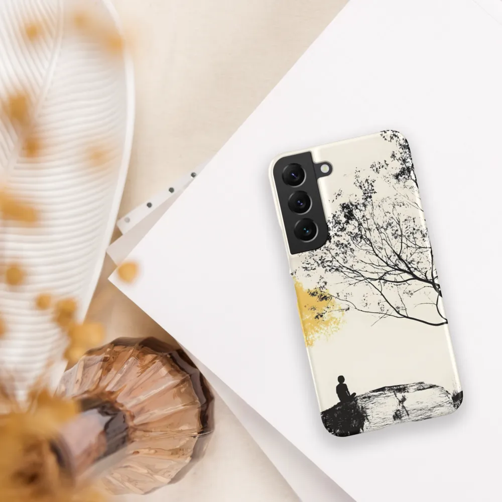 Whispers of Solitude | Phone Case |  S22 | Snap Case | Matte
