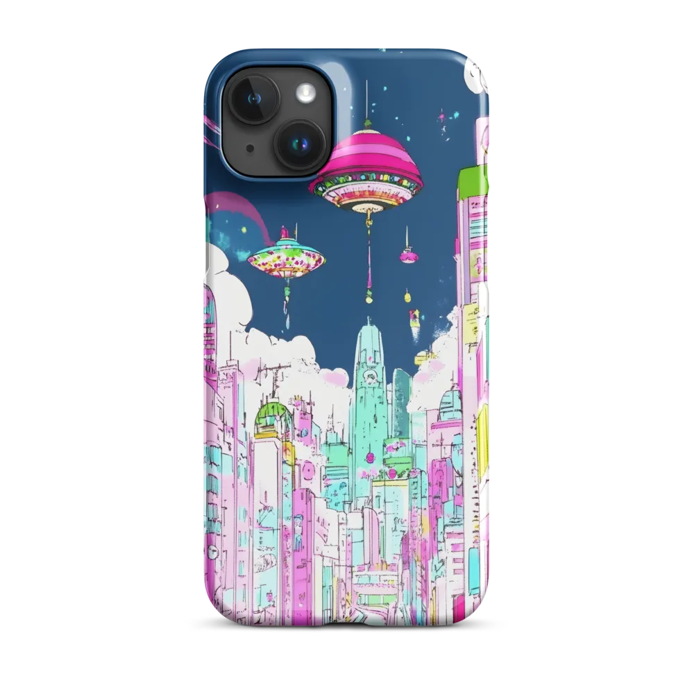 Futuristic Cityscape with Floating Structures