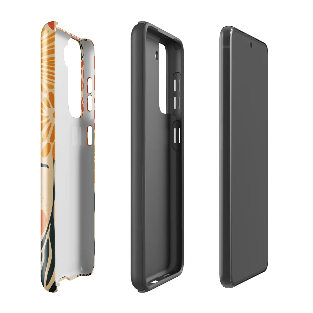 Serenity in Bloom | Phone Case |  S21 FE | Tough Case | Glossy