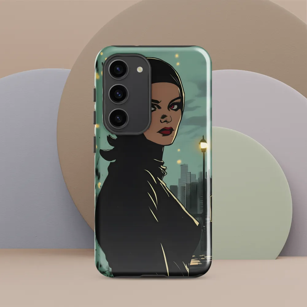 Shadows of Intrigue | Phone Case |  S23 | Tough Case | Glossy
