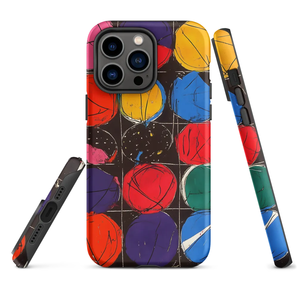 Colorful Circles in Abstract Harmony