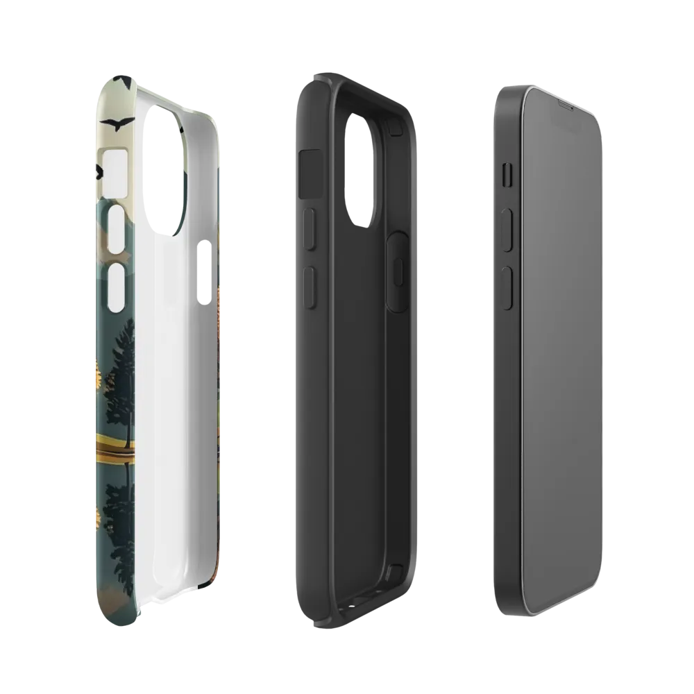 Reflections of Autumn | Phone Case |  13 mini | Tough Case | Glossy