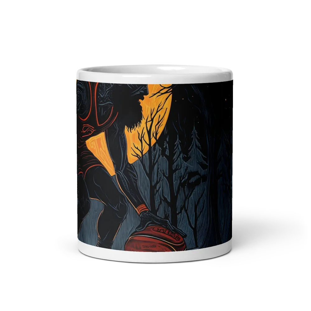 Under the Moonlight: A Basketball Player's Dance | Mugs | Multiple Sizes & Colors