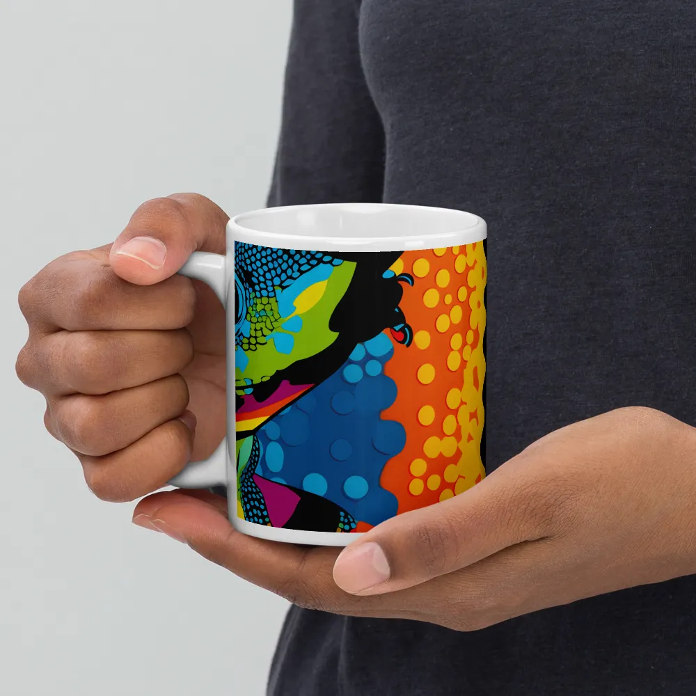 Colorful Encounters: The Playful Geckos | Mugs | Multiple Sizes & Colors