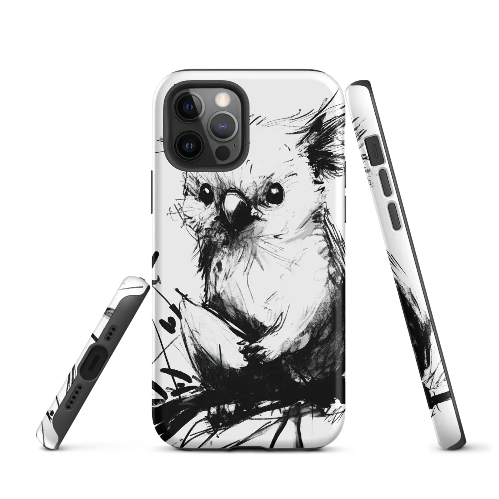 Whimsical Koala in Ink