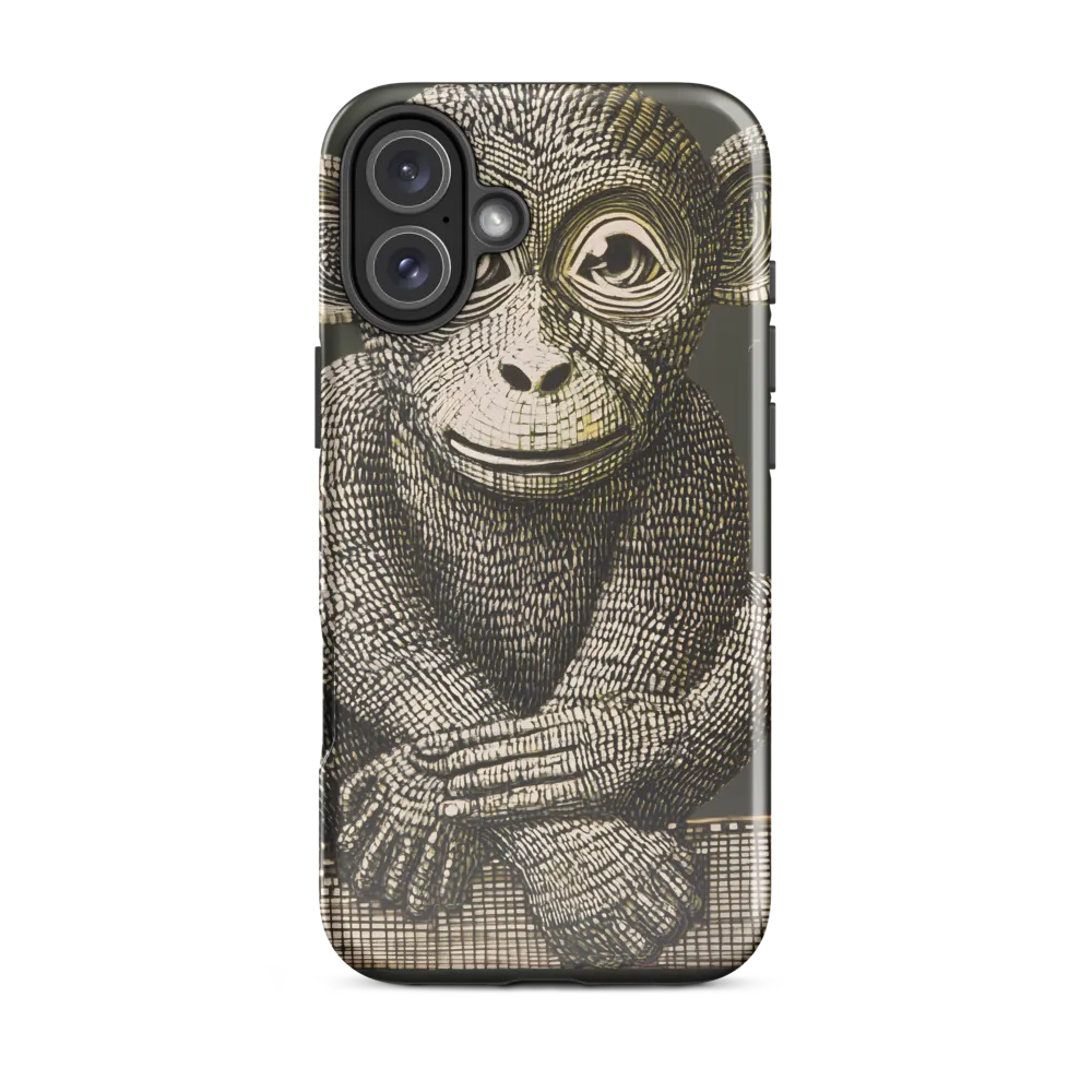 Intricate Primate Portrait