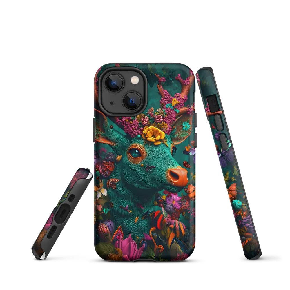 Whimsical Blossoms of the Enchanted Forest | Phone Case |  13 mini | Tough Case | Matte