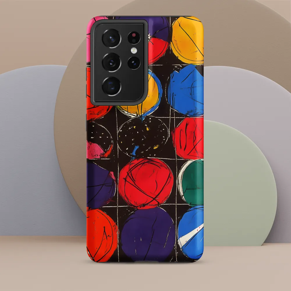 Colorful Circles in Abstract Harmony