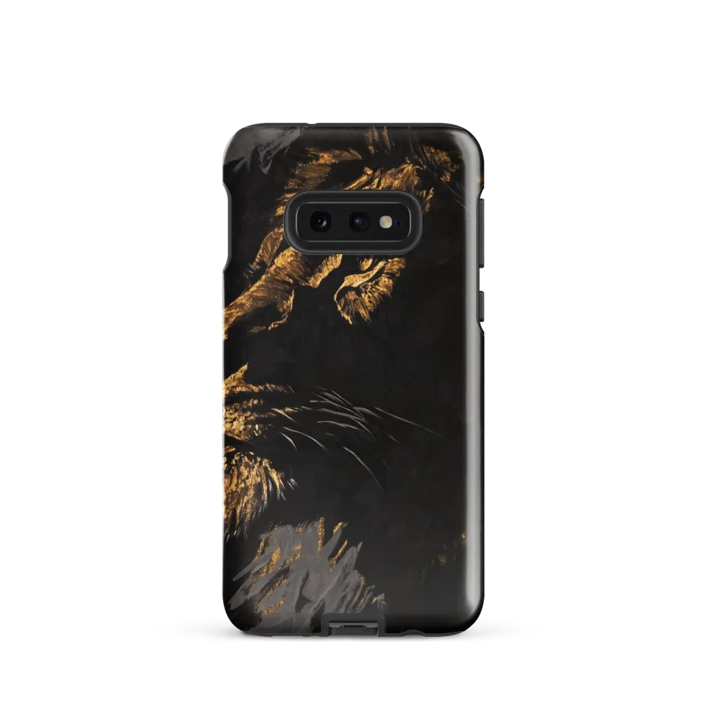 Majestic Gaze: The Golden Lion