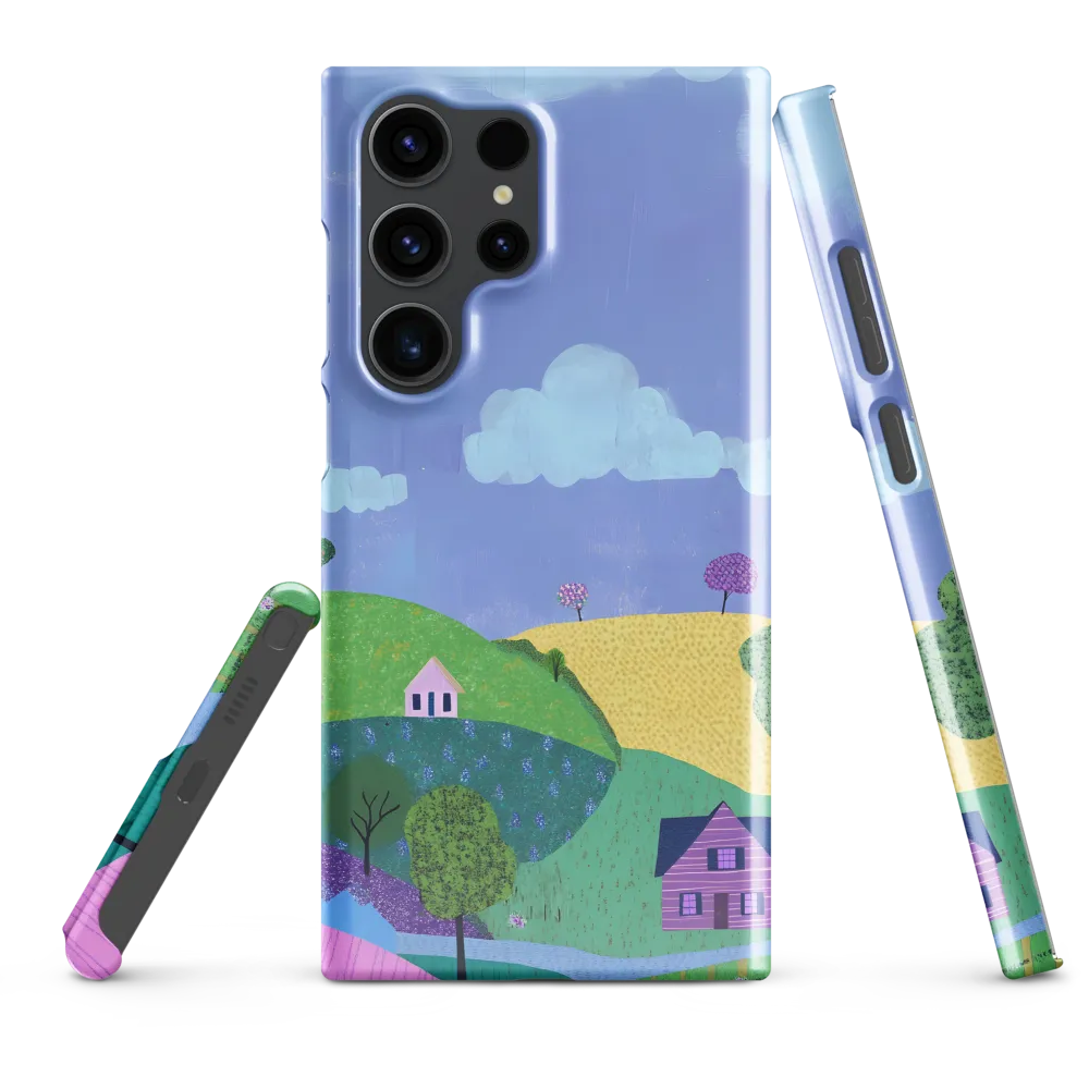 Whimsical Hills and Quaint Homes | Phone Case |  S23 Ultra | Snap Case | Glossy