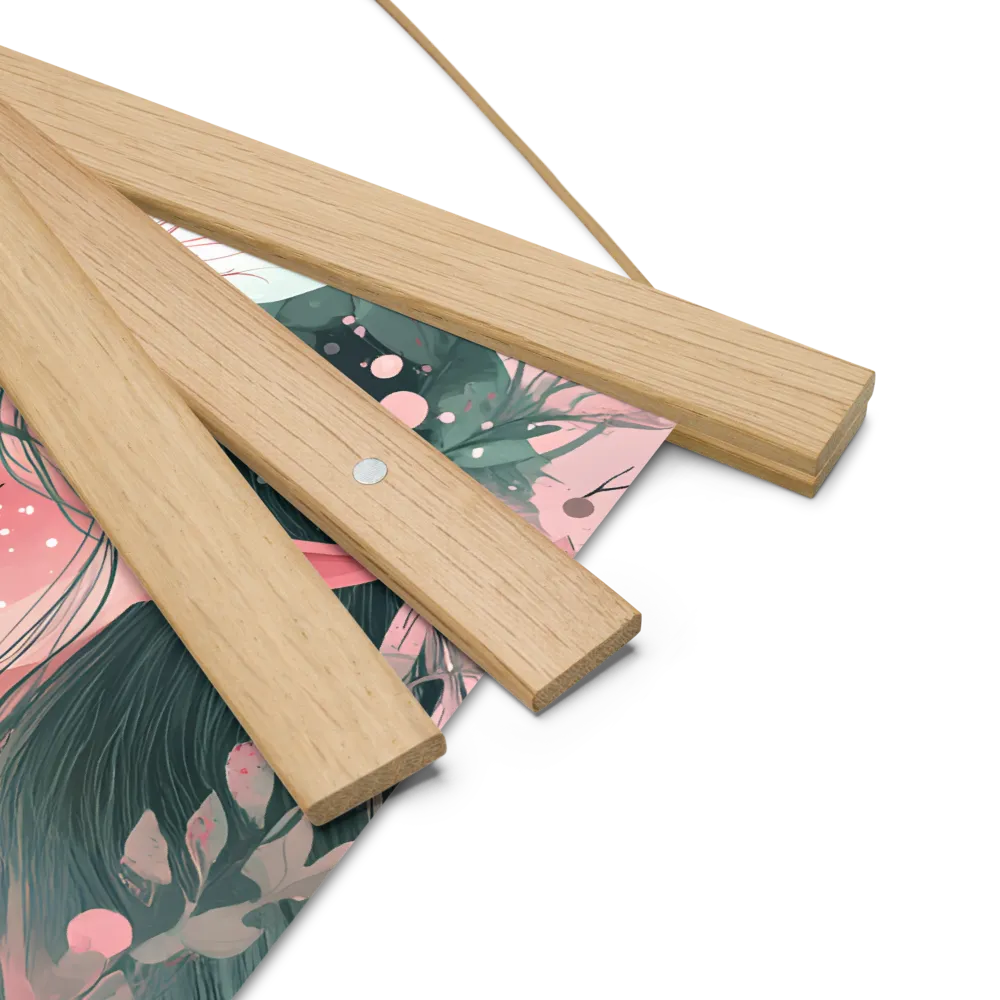 Whispers of Nature | Poster With Oak Wood Hanger | 10″×10″