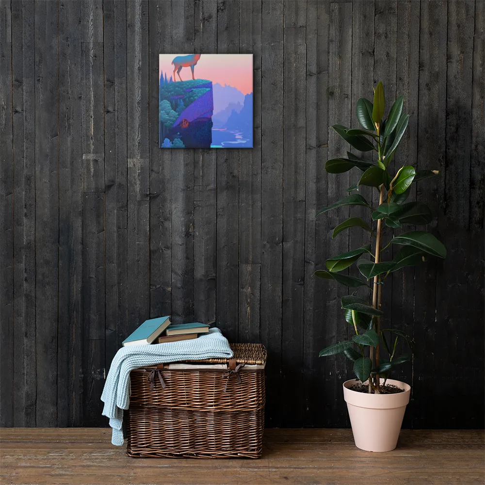 Majestic Refuge | Canvas | 16″×16″