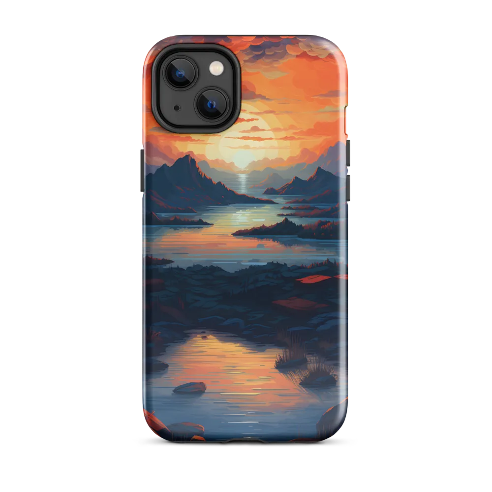 Ethereal Evening: A Digital Dusk
