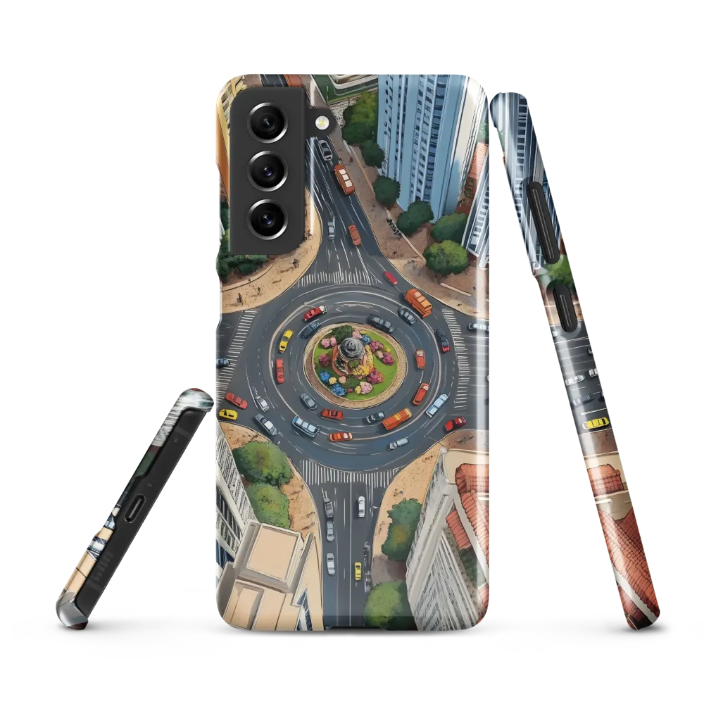 Urban Symphony: Aerial Vision of City Life