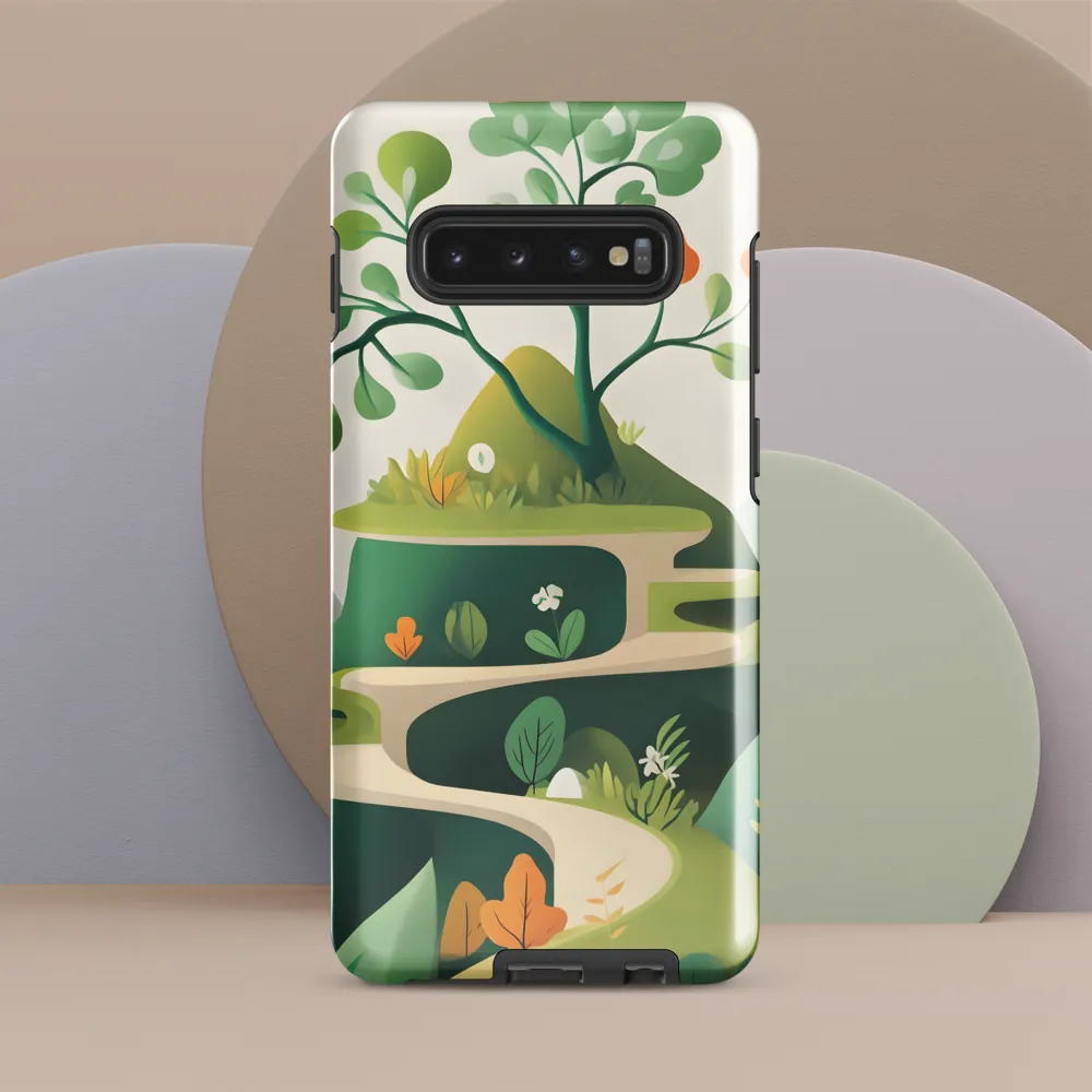 Whimsical Greenery | Phone Case |  S10 Plus | Tough Case | Glossy