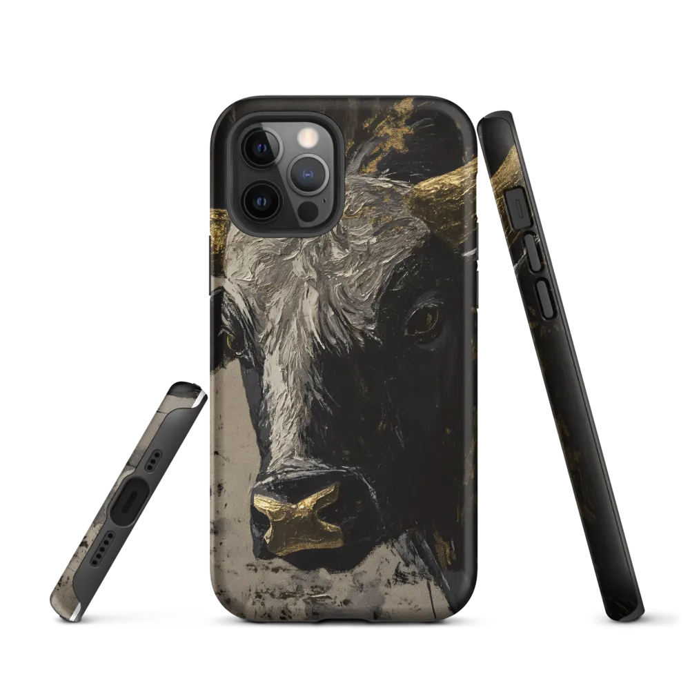 Majestic Bull: The Power in Black and Gold