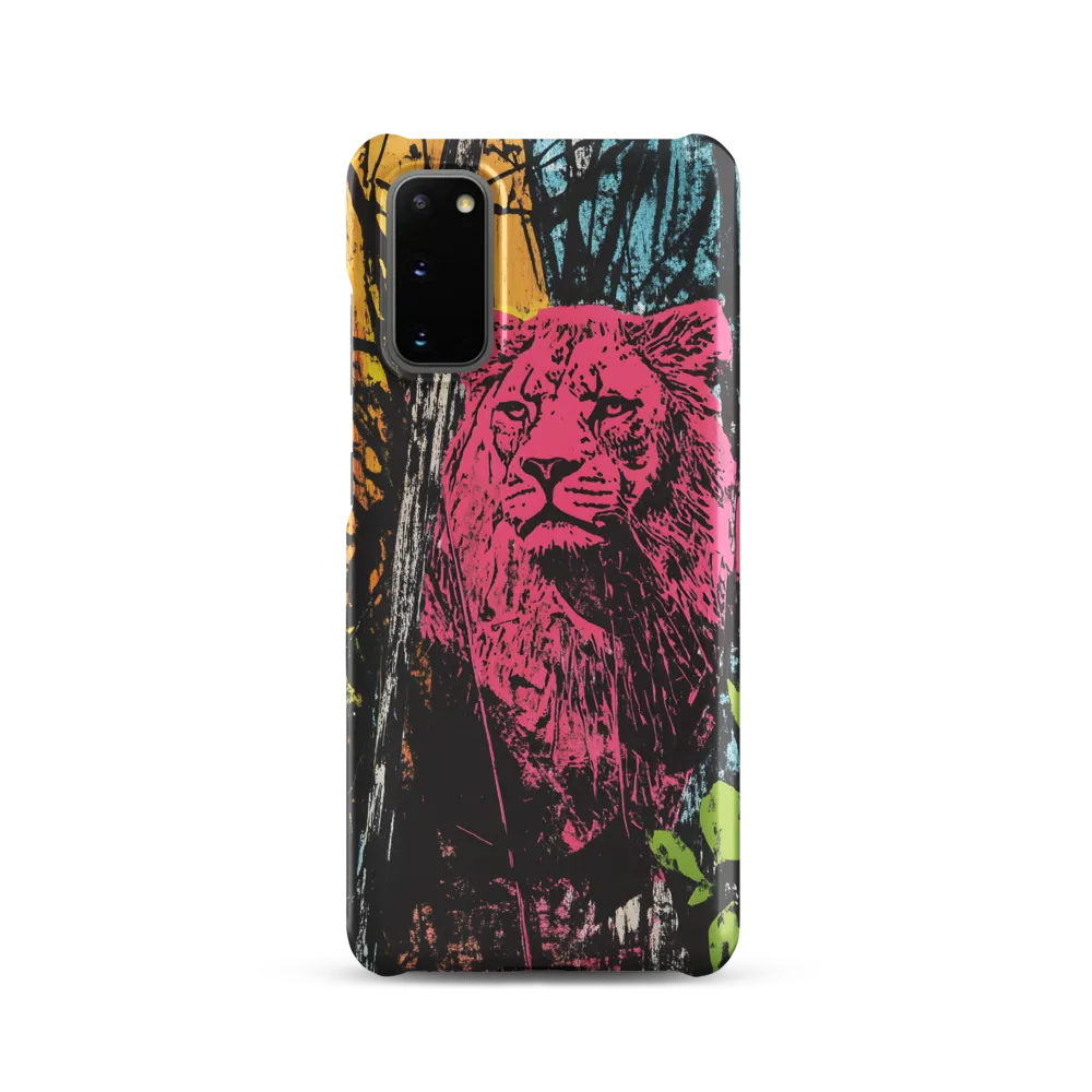 Fierce Vibrance: The Pink Lion