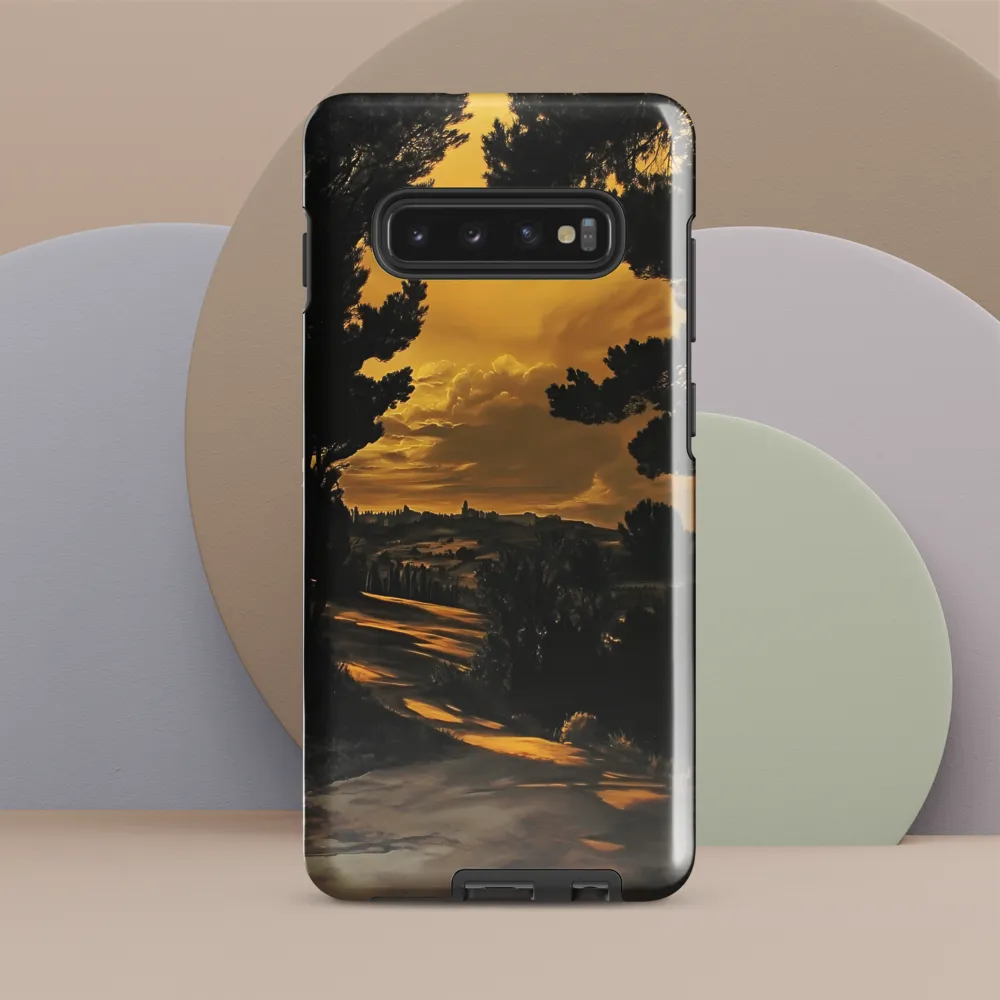 Golden Horizons | Phone Case |  S10 Plus | Tough Case | Glossy