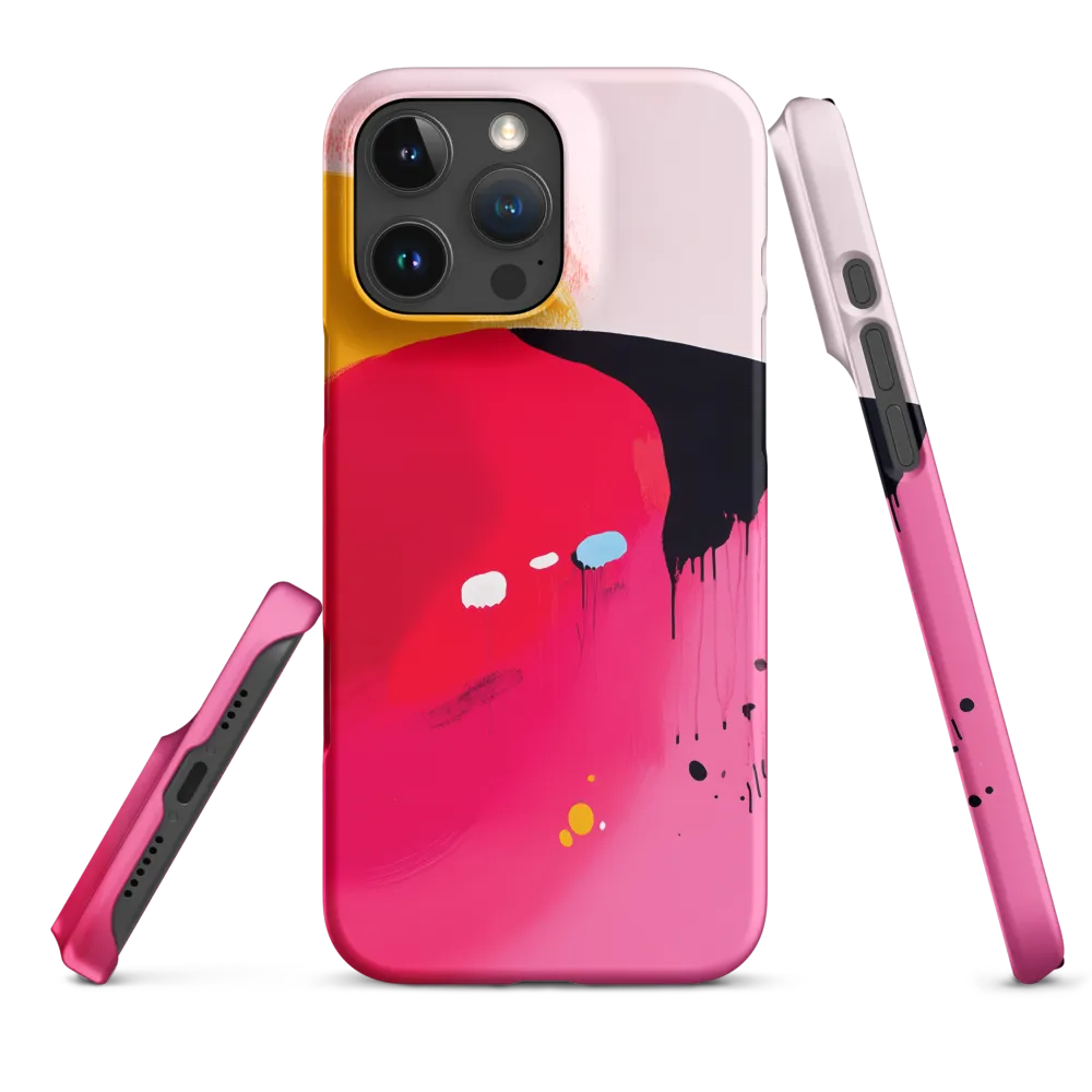 Magenta Sweep — Study in Drips and Fields