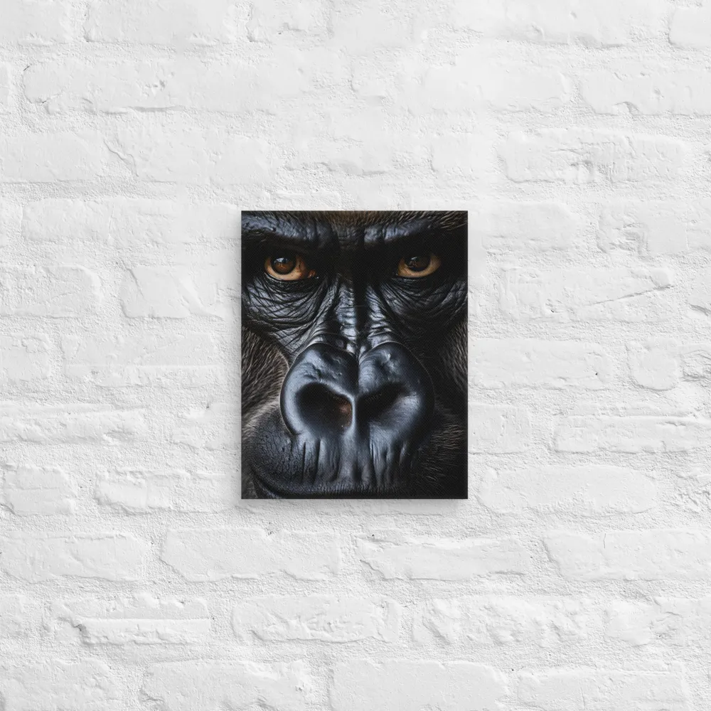 Gaze of the Wild: A Gorilla's Portrait