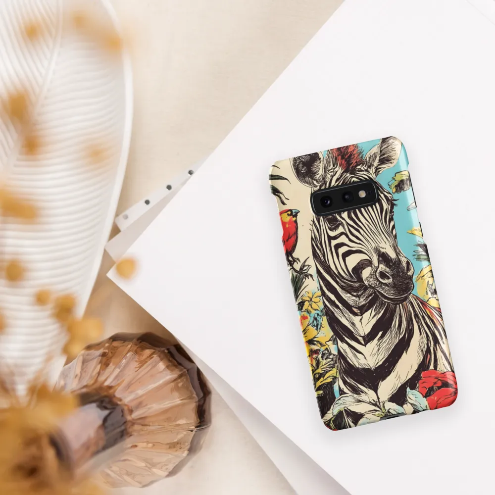 Zebra in Tropical Reverie