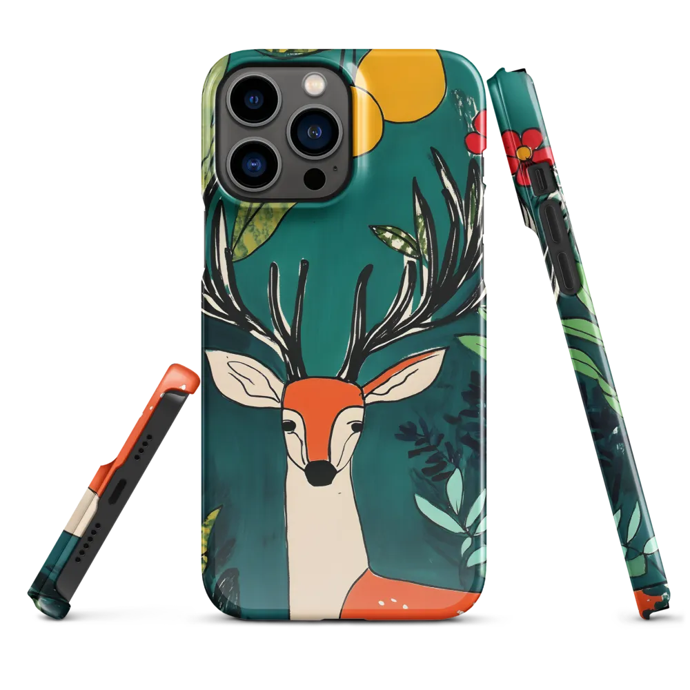 Nature's Embrace: The Majestic Deer | Phone Case |  13 Pro Max | Snap Case | Glossy