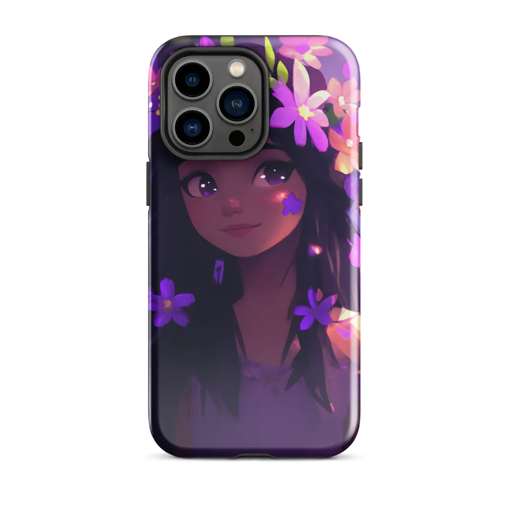 Whispers of Blossoms | Phone Case |  14 Pro Max | Tough Case | Glossy