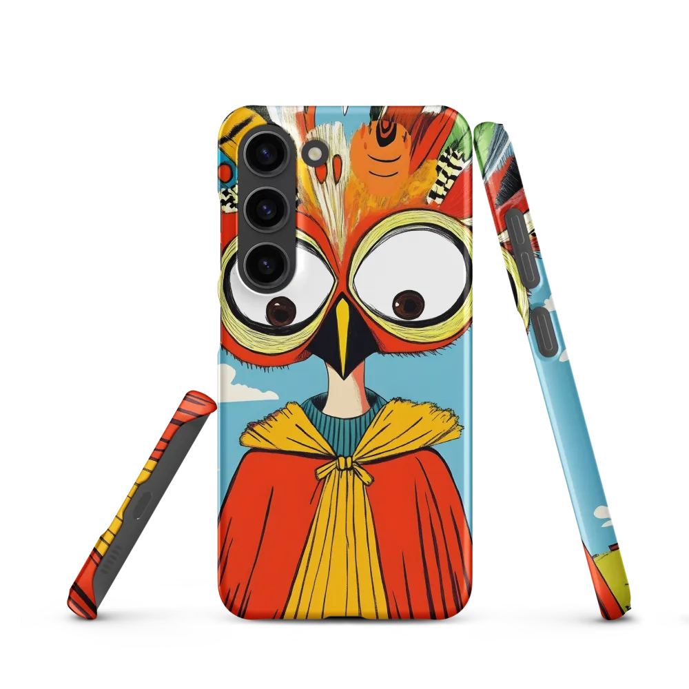 A Whimsical Encounter: The Owl-Human Fusion