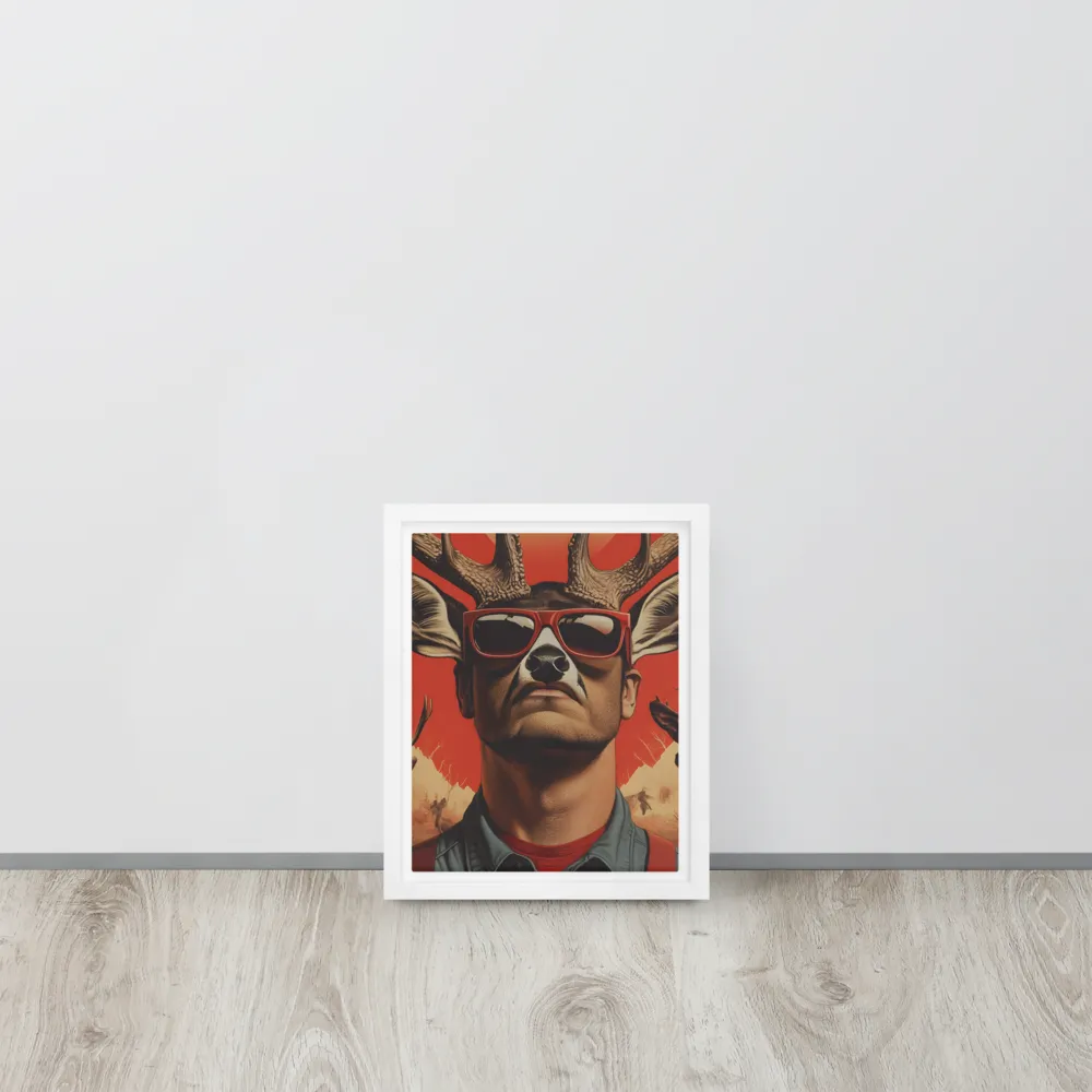 The Hunter's Spirit | Canvas with White Frame | 8″×10″