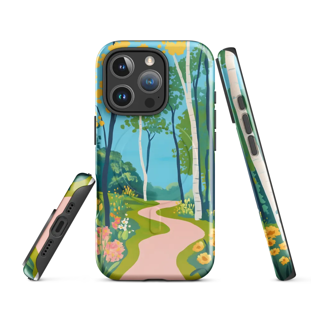 The Winding Path of Nature | Phone Case |  16 Pro | MagSafe® Tough Case | Glossy