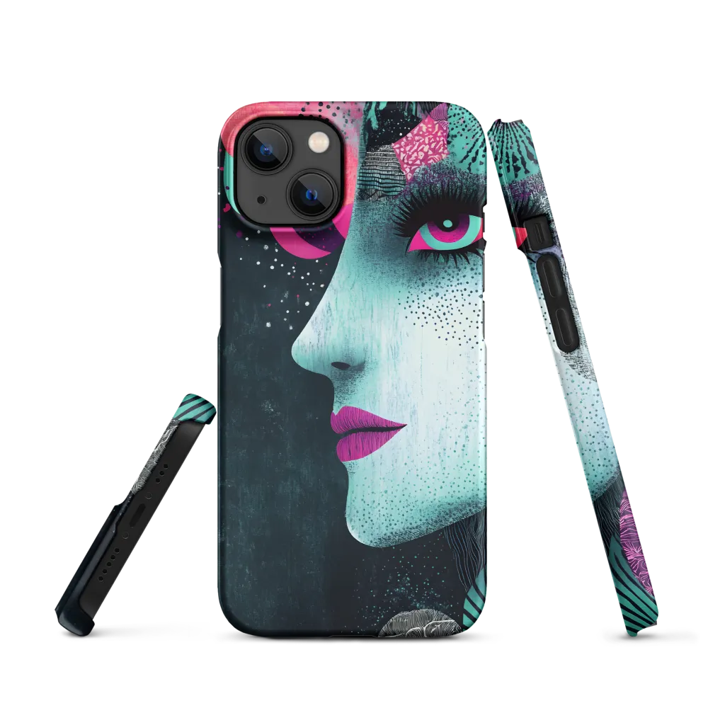 Mystical Beauty in Blue and Pink | Phone Case |  13 | Snap Case | Matte