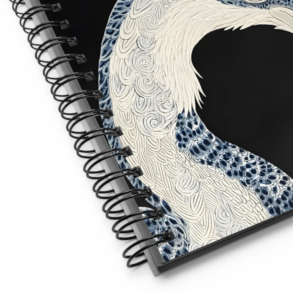 Elegance of the Majestic Peacock | Spiral Notebook