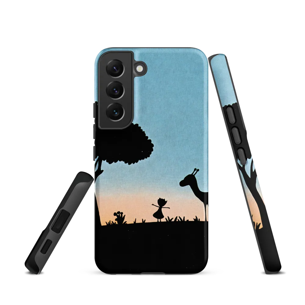 Curiosity in the Silhouette | Phone Case |  S22 | Tough Case | Matte