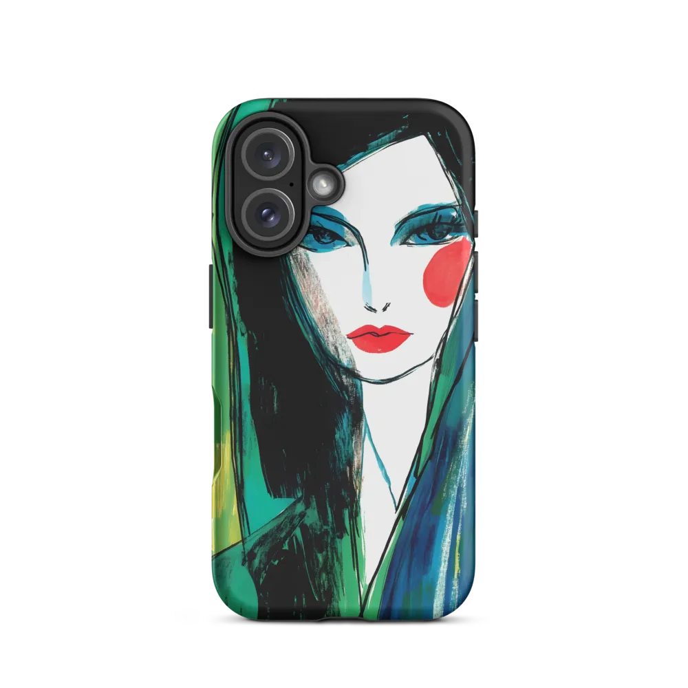 The Enigmatic Gaze | Phone Case |  16 | Tough Case | Matte