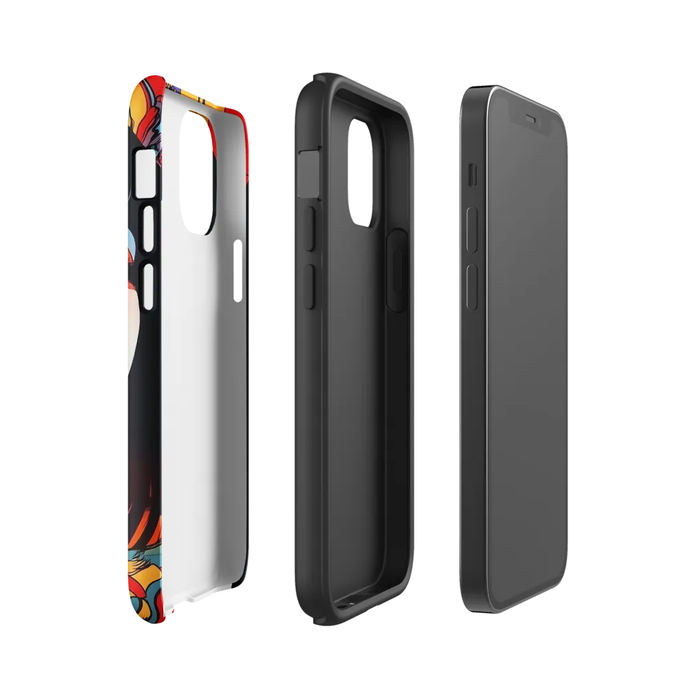 Vibrant Elegance | Phone Case |  12 mini | Tough Case | Glossy