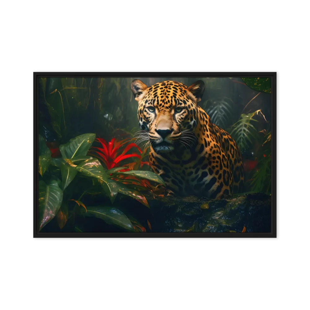 Echoes of the Wild | Canvas with Black Frame | 24″×36″