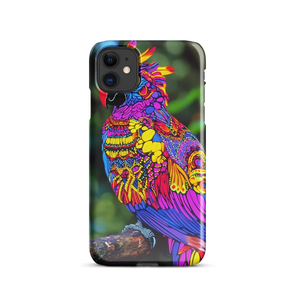 Vibrant Psychedelic Parrot