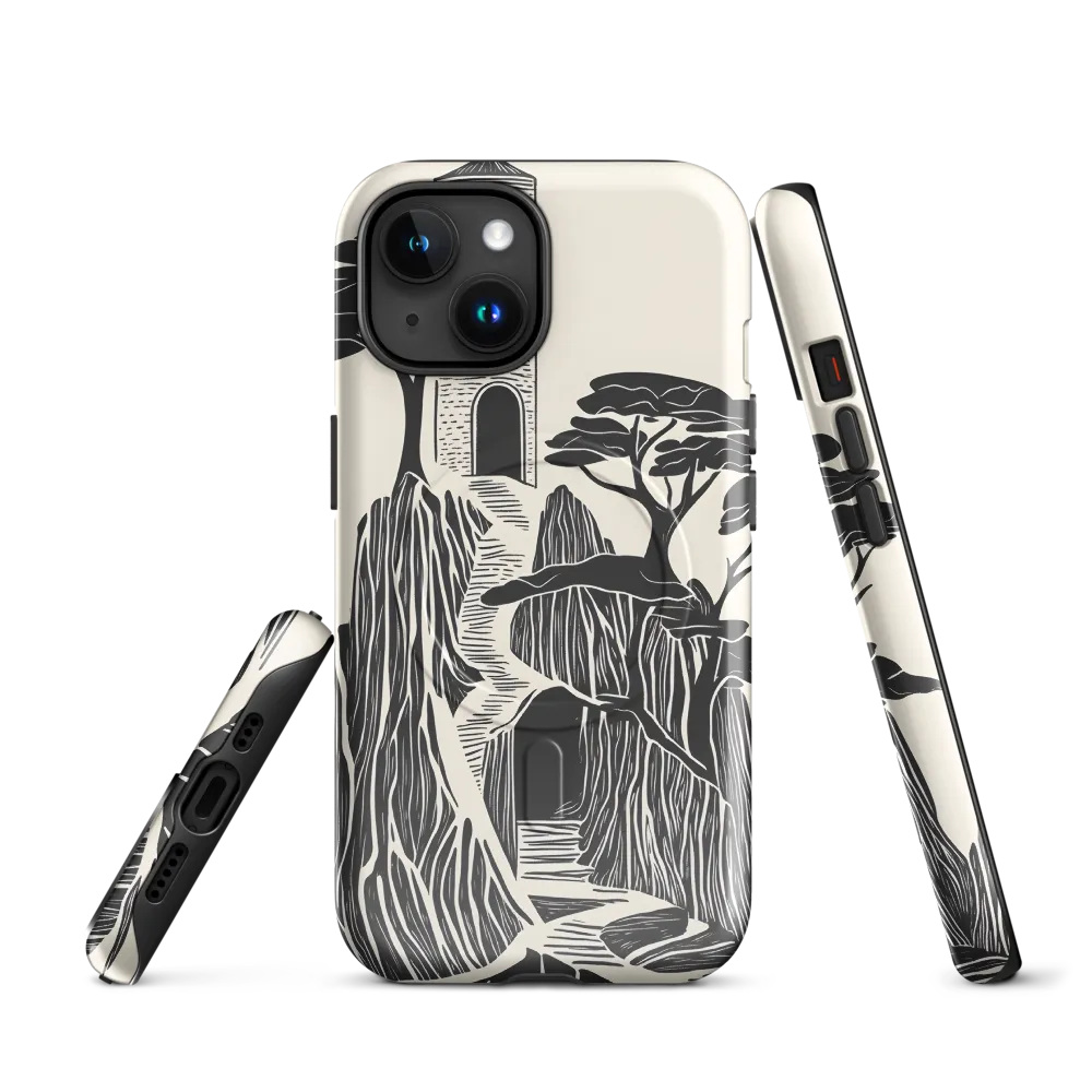 Echoes of a Mystical Tower | Phone Case |  15 | MagSafe® Tough Case | Glossy