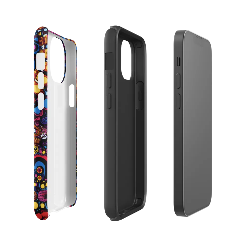 Whimsical Mandala Symphony | Phone Case |  13 mini | Tough Case | Glossy