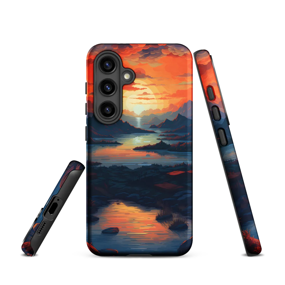 Ethereal Evening: A Digital Dusk