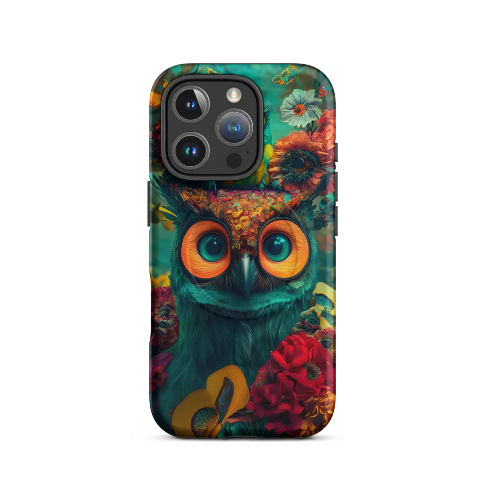 Majestic Harmony: The Floral Owl
