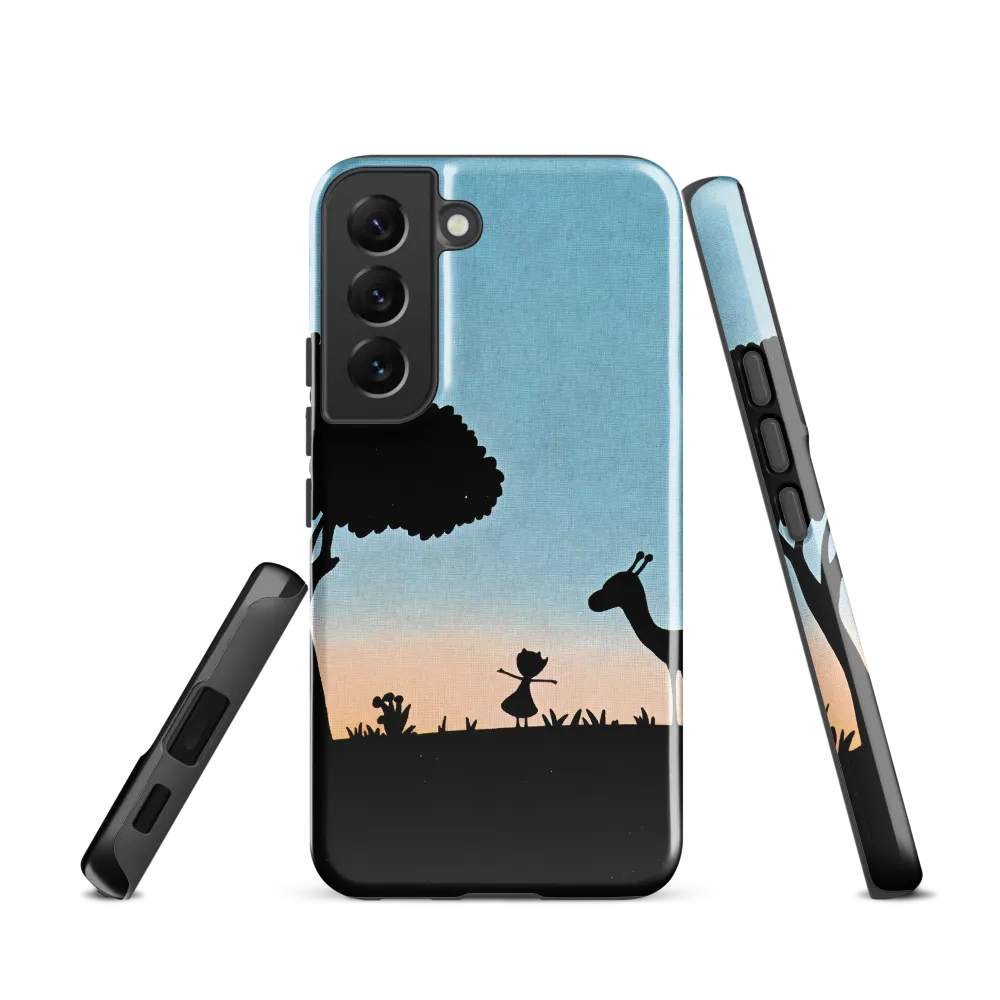 Curiosity in the Silhouette | Phone Case |  S22 | Tough Case | Glossy