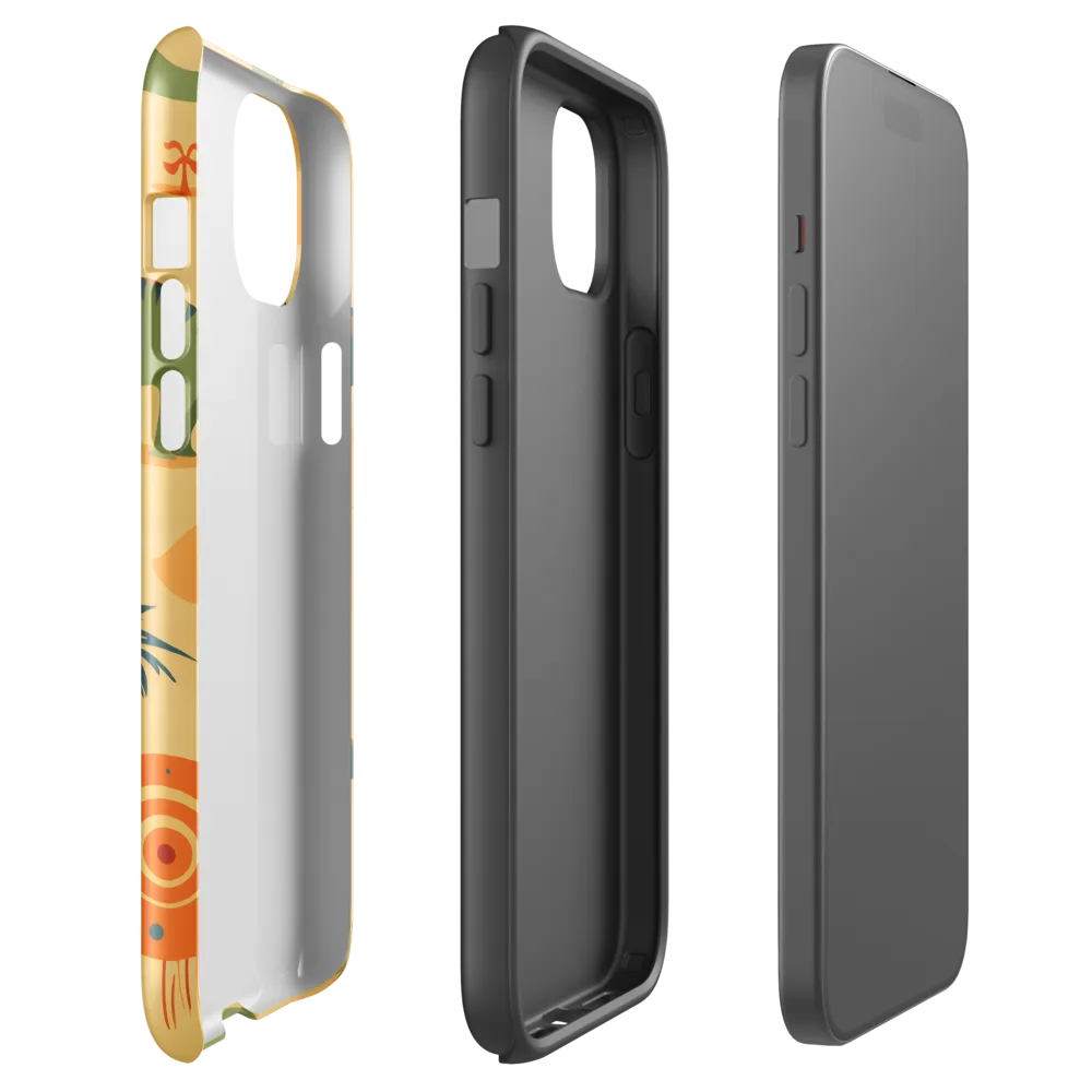 Prehistoric Playtime | Phone Case |  15 Plus | Tough Case | Glossy