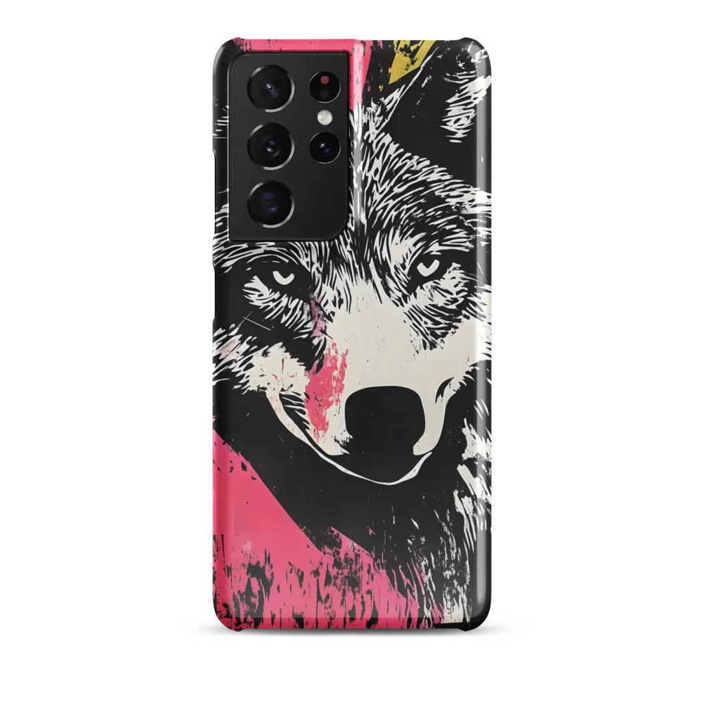 Intense Gaze of the Wolf