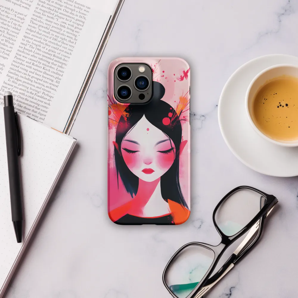 Serenity in Pink | Phone Case |  14 Pro Max | Snap Case | Matte
