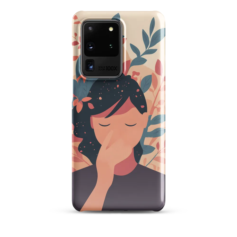 Whispers of Nature: A Serene Contemplation | Phone Case |  S20 Ultra | Snap Case | Glossy