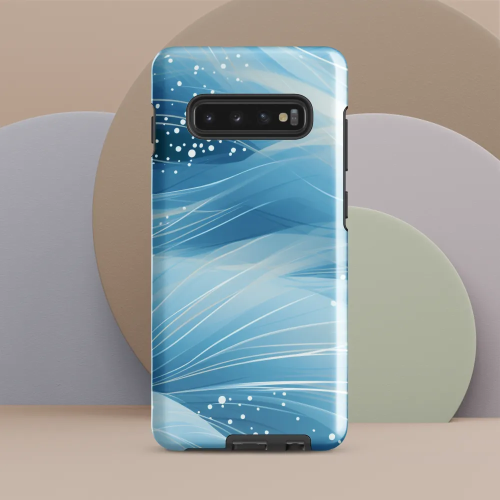 Ethereal Ocean Waves | Phone Case |  S10 Plus | Tough Case | Glossy