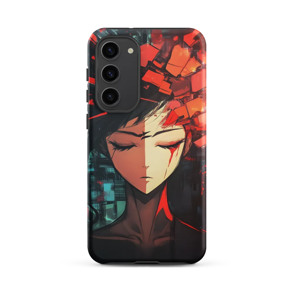 Fragmented Mind: The Silent Struggle | Phone Case |  S23 Plus | Tough Case | Matte